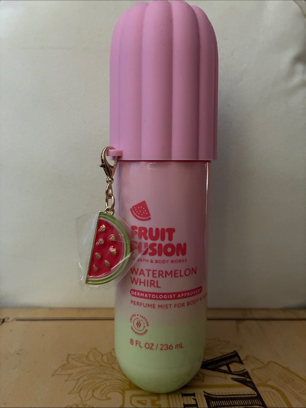 Bath & Body Works Watermelon Whirl Fruit Fusion Mist - Pink & Green